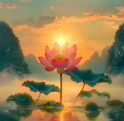 点赞莲花许愿好运傍身事事如愿